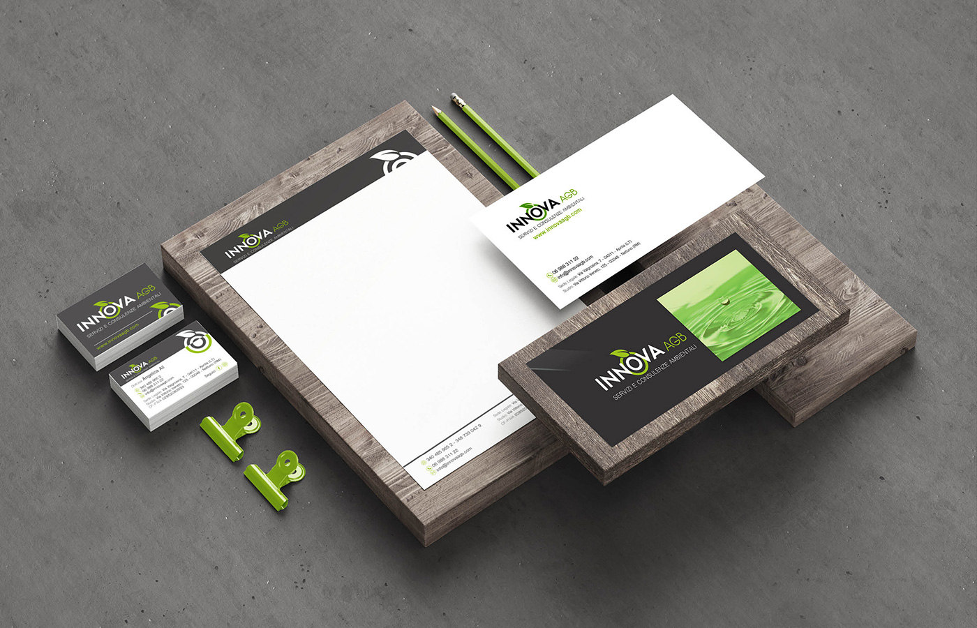 Innova AGB- Restyling logo, brand identity, brochure aziendale