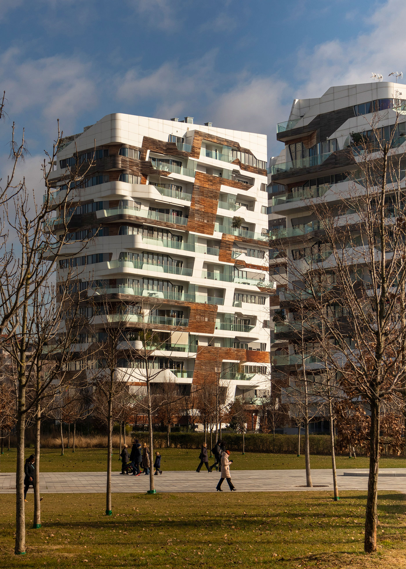 Fotografia di architettura a Milano, zona CityLife Shopping District